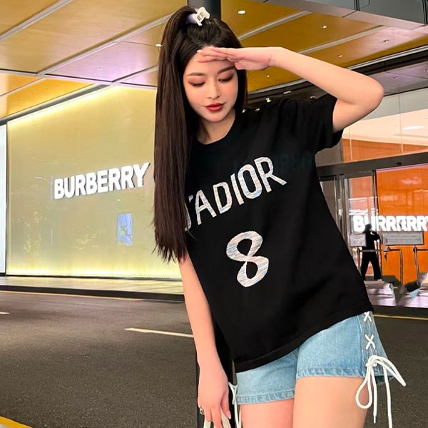 ★日本!!人気！かっこ可愛い♡ ディオール ジャディオール ロゴ コットン tシャツ コピー dei71683